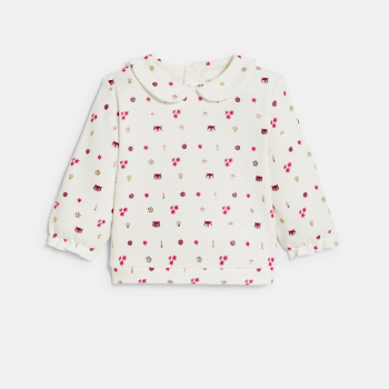 سترة من الصوف الناعم منمق...